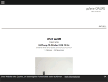 Tablet Screenshot of galeriegalerie.com